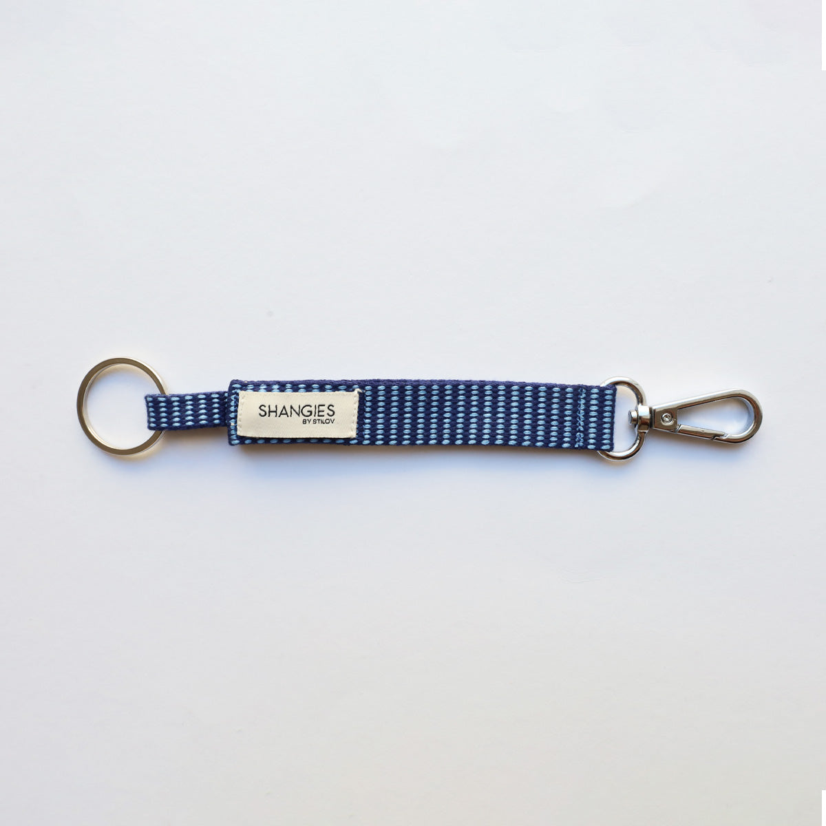 Key chain - Blue stripes